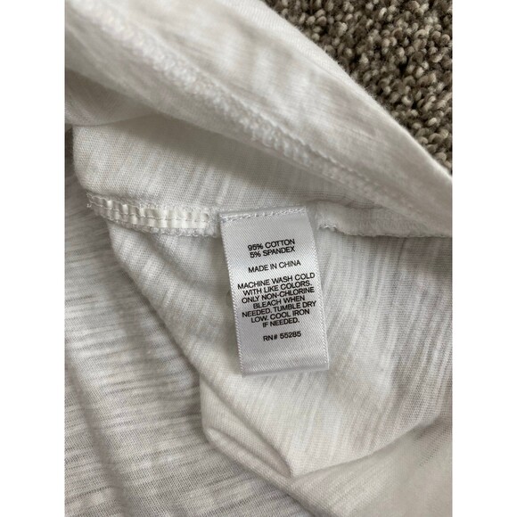 Express White Sleeveless Peplum Tank Top Size Small - Picture 3 of 6